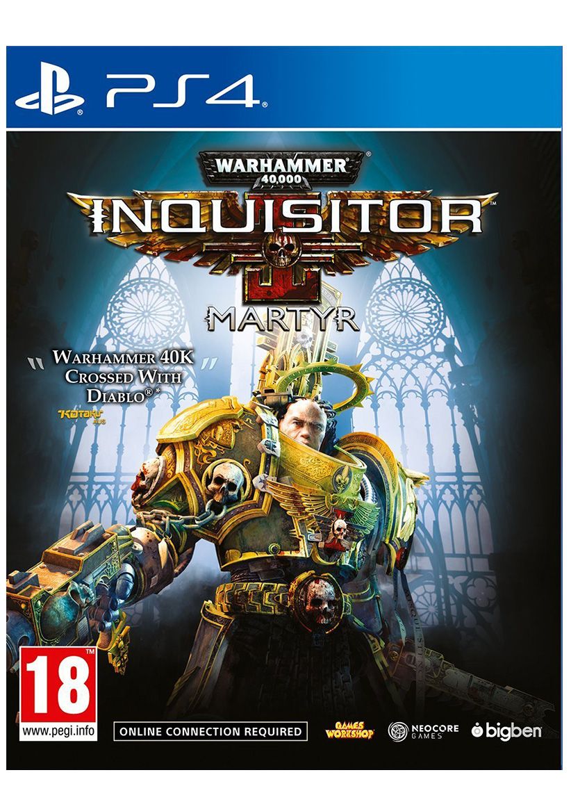 job for me 40k inquisitor martyr ps4