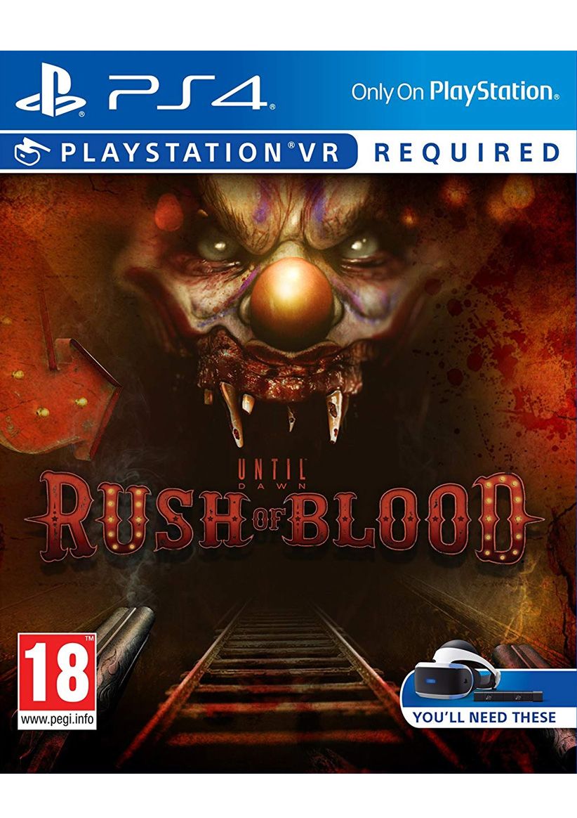 Until Dawn Rush of Blood (PS VR) on PS4 SimplyGames