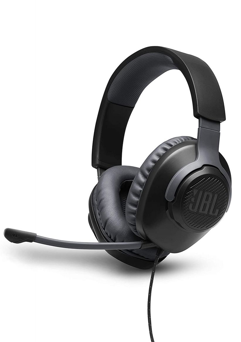 JBL Quantum 100 Wired Over-Ear Gaming Headset - Black on PS5 | SimplyGames